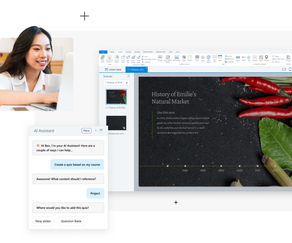 Articulate Storyline 360 Interface